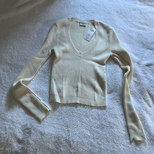 Abercrombie NWT Fitted Knit Long Sleeve XS